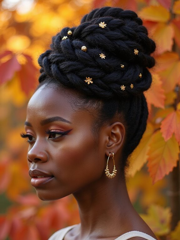 elegant dutch braid updo