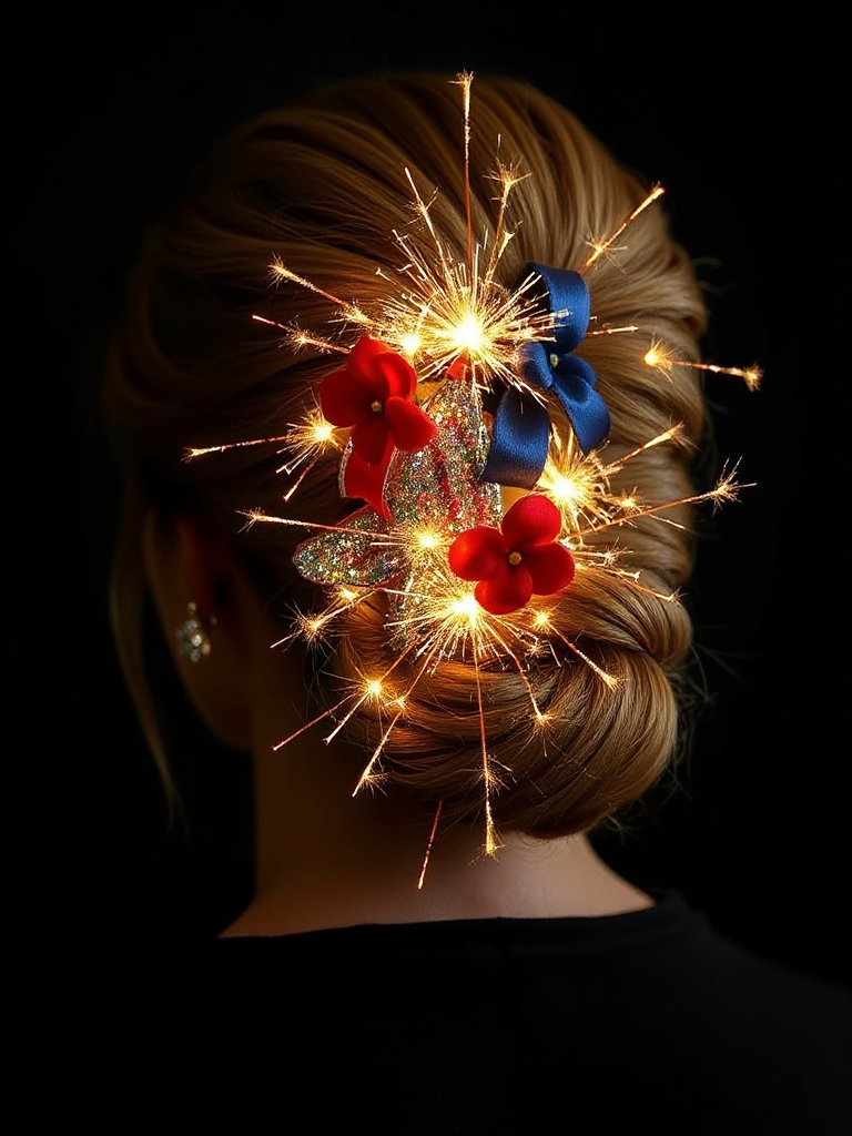 elegant festive side chignon