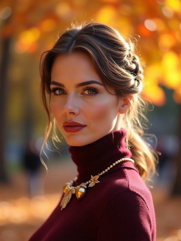 elegant hairstyle for fall