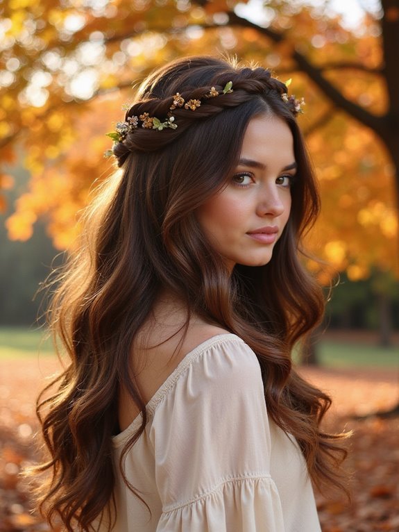 elegant half up hairstyle tutorial