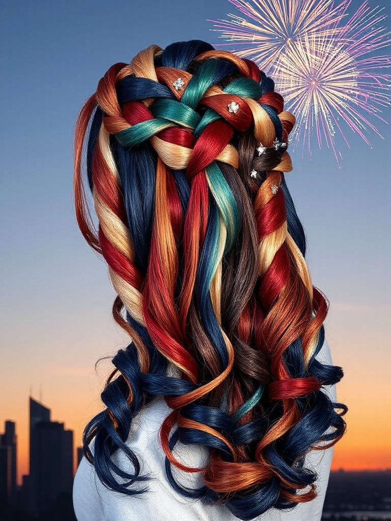 elegant half up holiday hairstyle