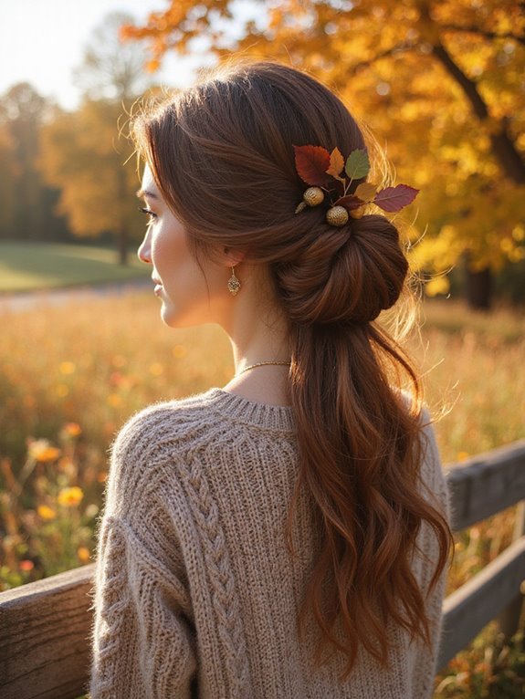 knotted chignon styles