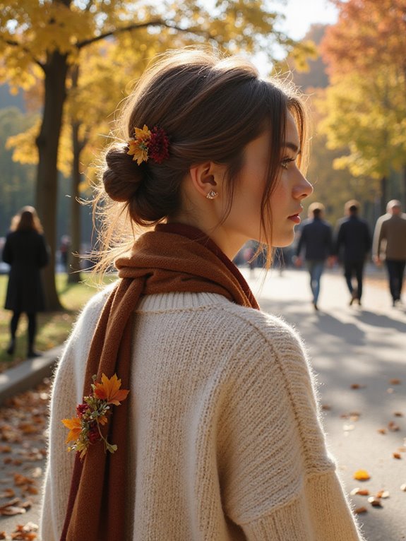 elegant knotted low chignon