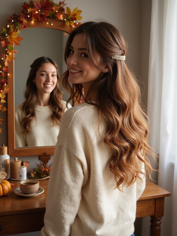 sophisticated loose beachy waves