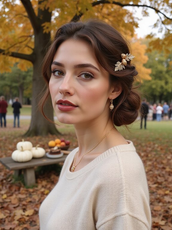 elegant low bun hairstyle