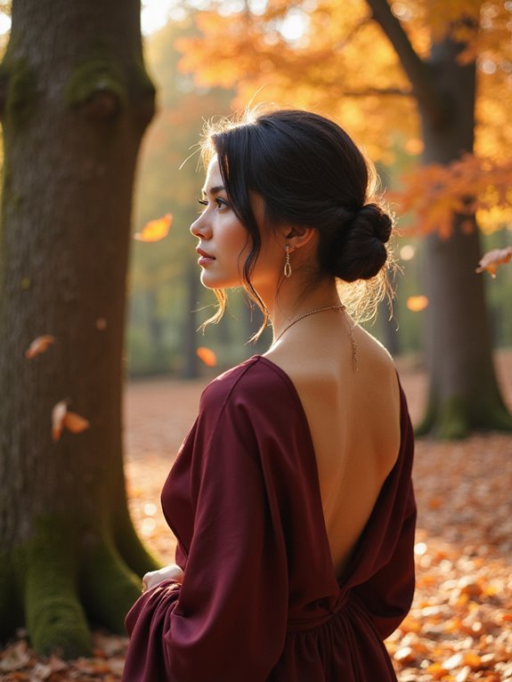 refined low bun hairstyle