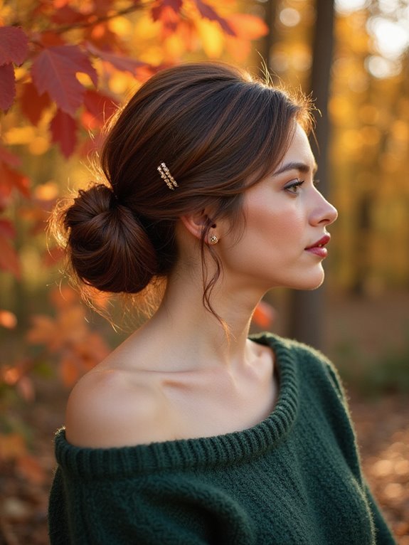 elegant low bun tutorial