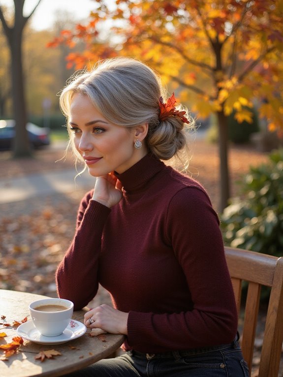 elegant low chignon hairstyle