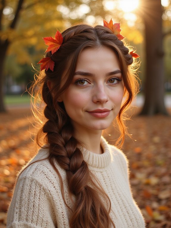 elegant modern braided crown