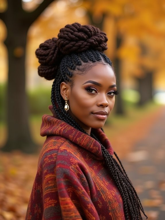 elegant practical braided bun