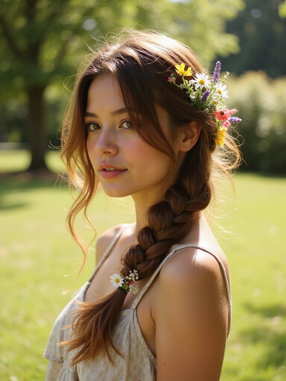 elegant summer fishtail braid