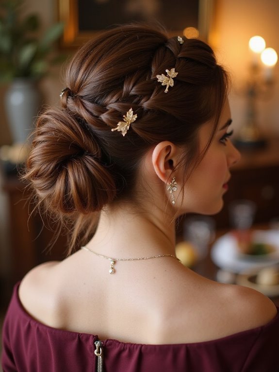 elegant thanksgiving updo styling