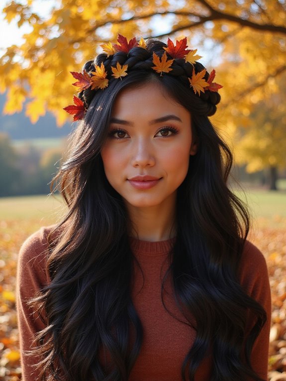 elegant twisted crown hairstyle