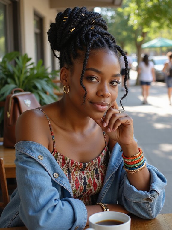 elegant twisted updo simplicity