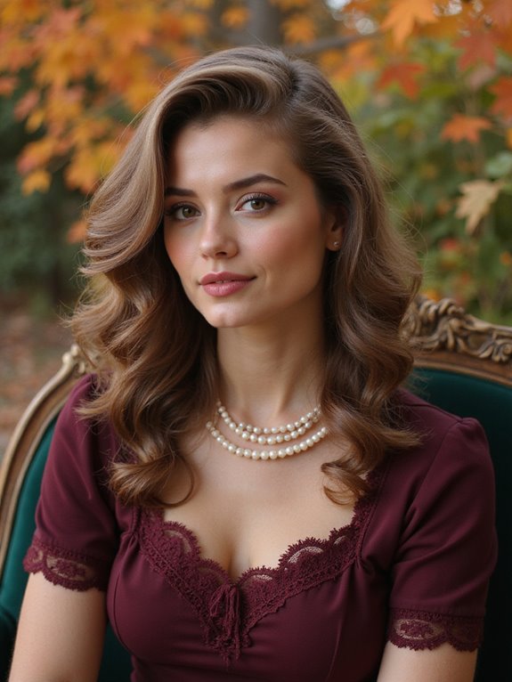 elegant vintage finger waves