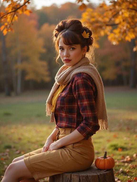 sophisticated vintage inspired hairstyle