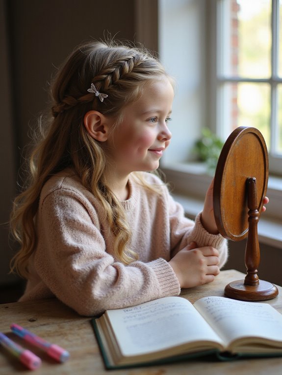 elegant waterfall braid technique