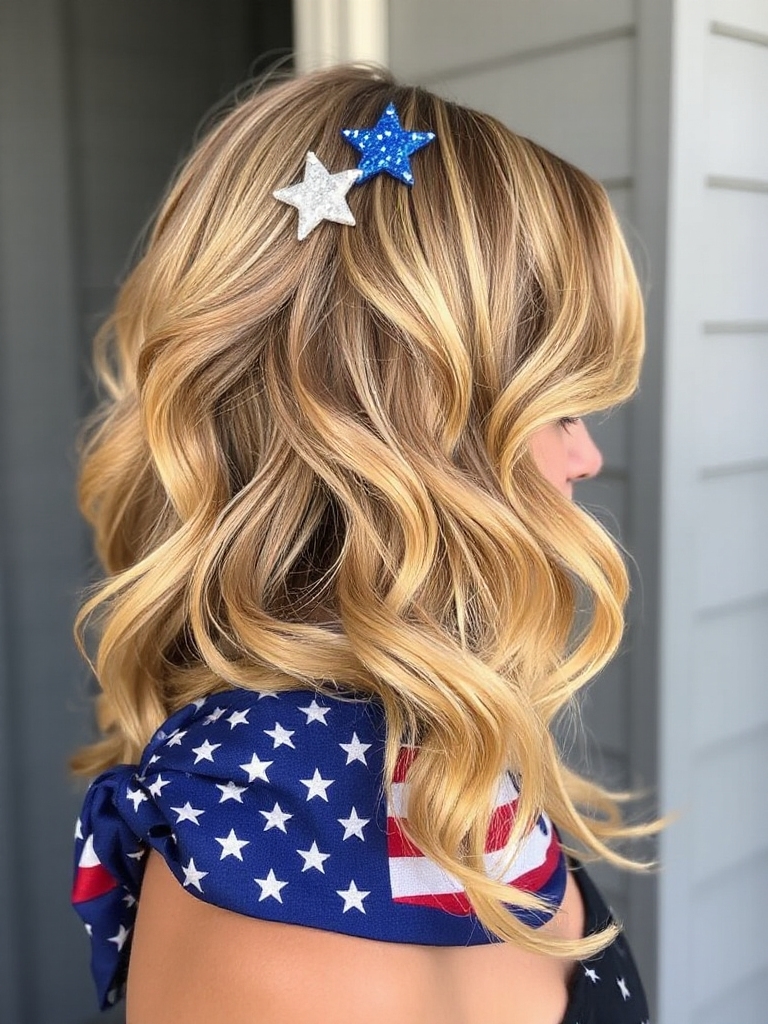 elegant waves with accessories