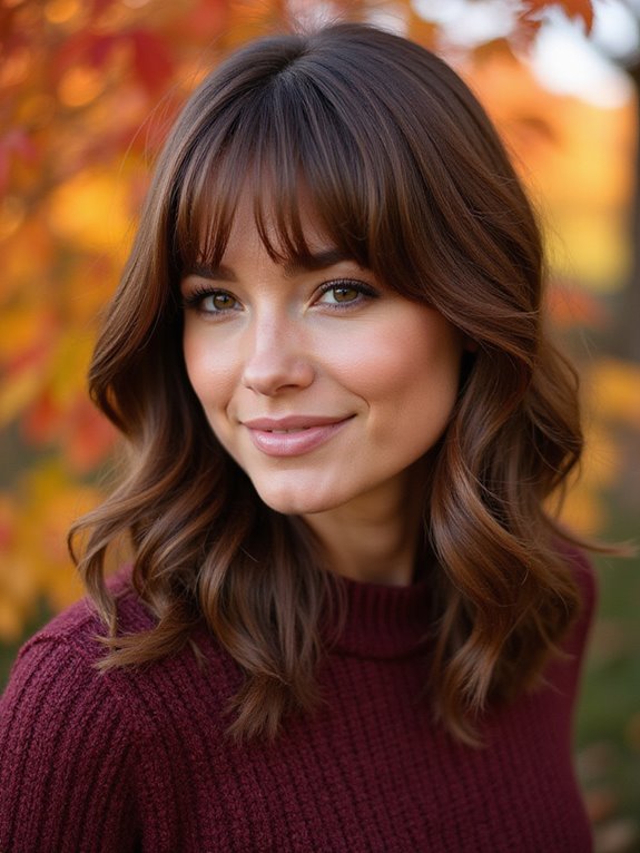 elevate autumn with bangs
