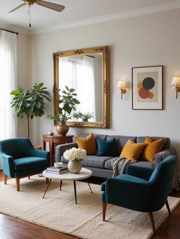 enhance space with mirrors