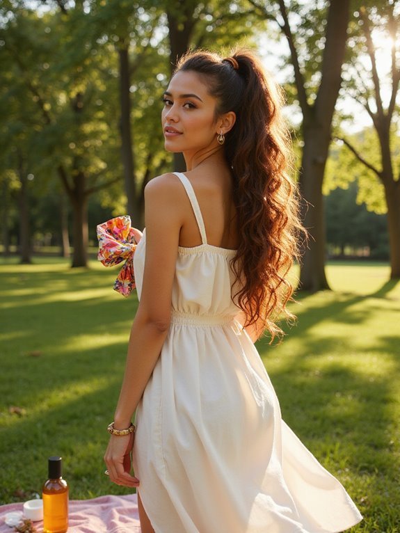 elevated summer ponytail techniques