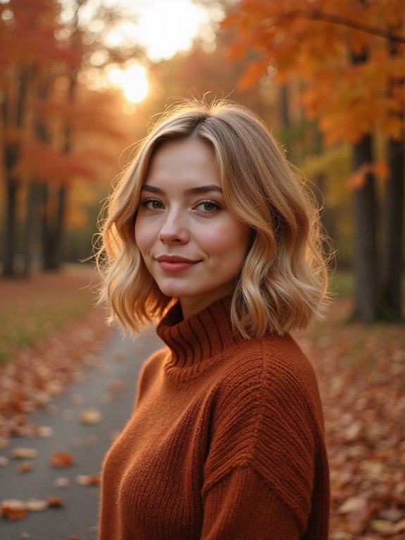 ember red blonde balayage