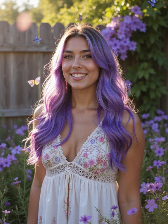 enchanting indigo hair color