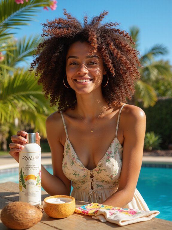 enhance curls with leave in