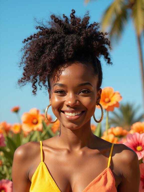 fabulous summer pineapple updo