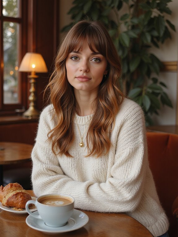 face framing curtain bangs trend