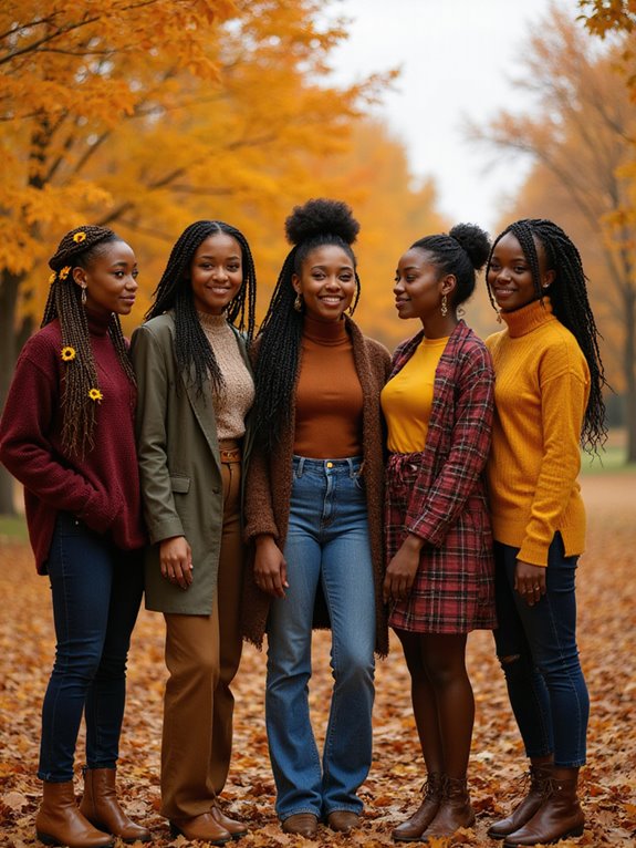 fall braids for black women