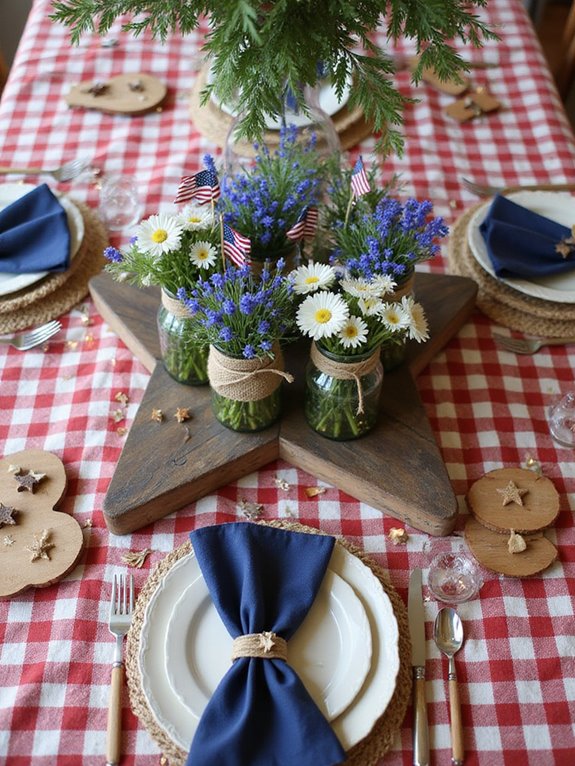 festive patriotic table decor
