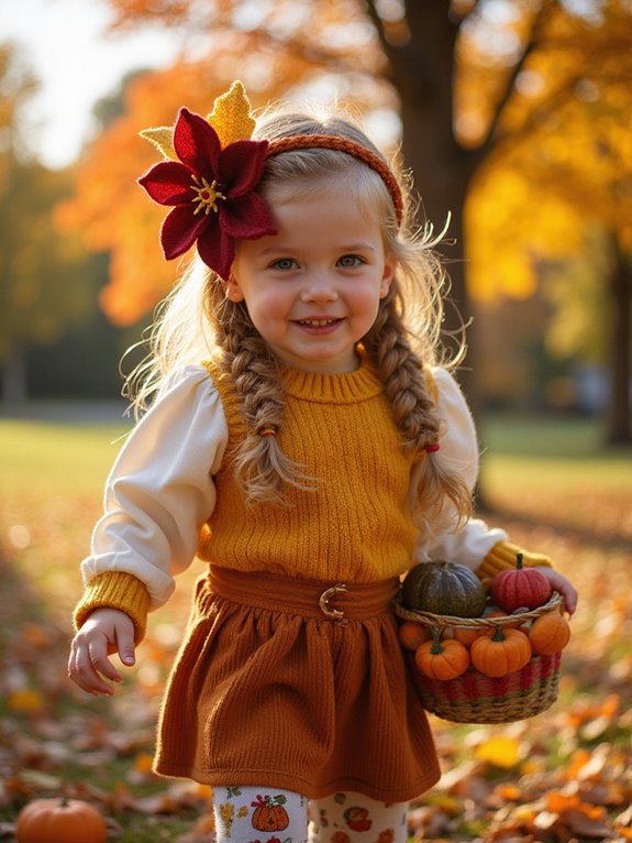 festive toddler hair accessories