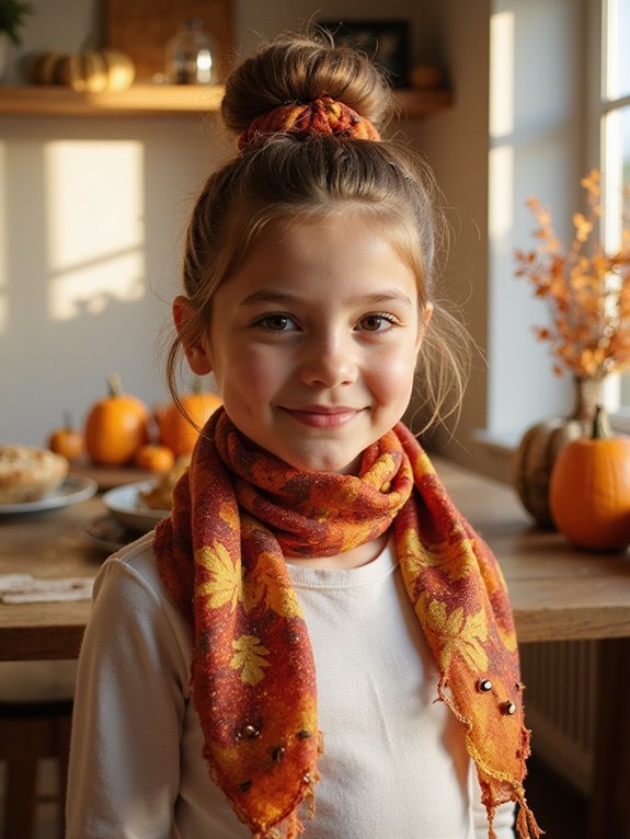festive top knot hairstyle