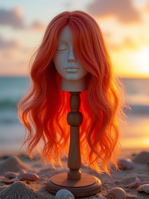 fiery sunset orange transformations