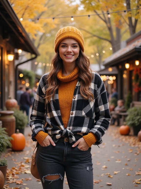 flannel shirts stylish waist ties