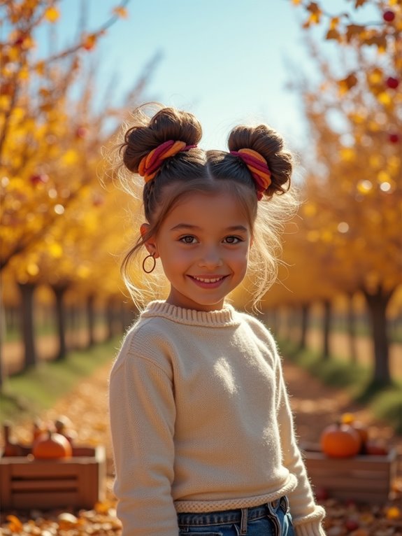 flirty rubber band hairstyle
