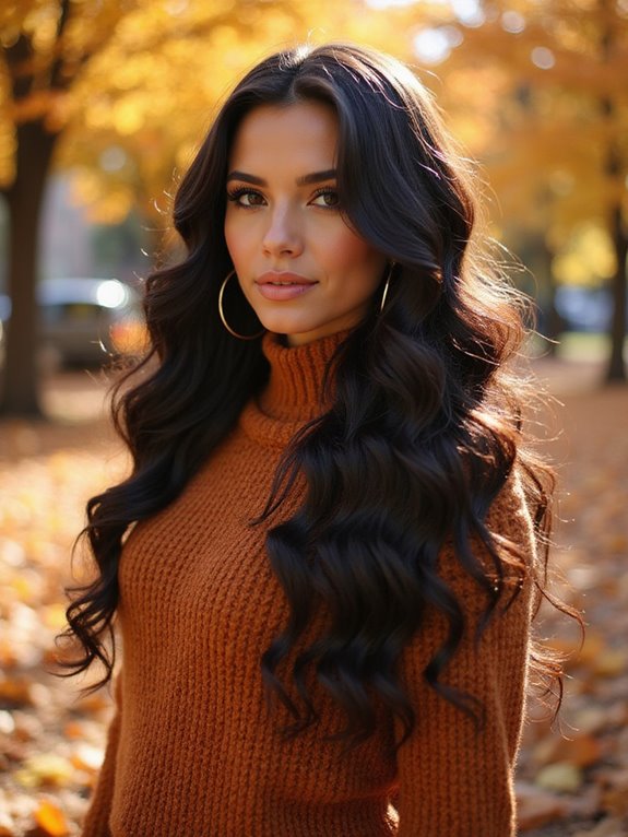 glamorous long curly wigs