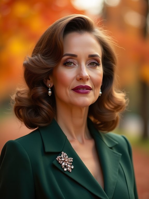 glamorous retro finger waves