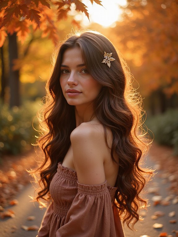 glamorous side swept curls tutorial