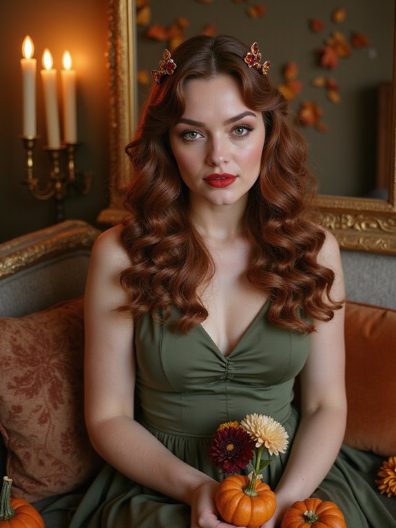 glamorous vintage curls tutorial