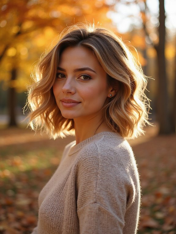 golden caramel balayage trend