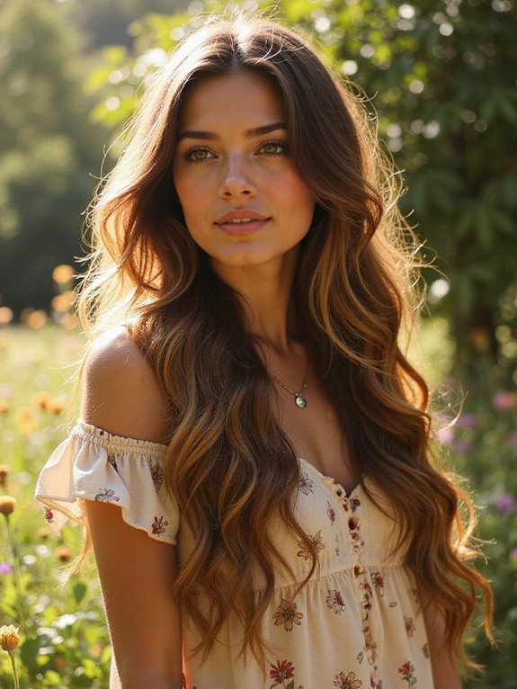 golden honey hair highlights