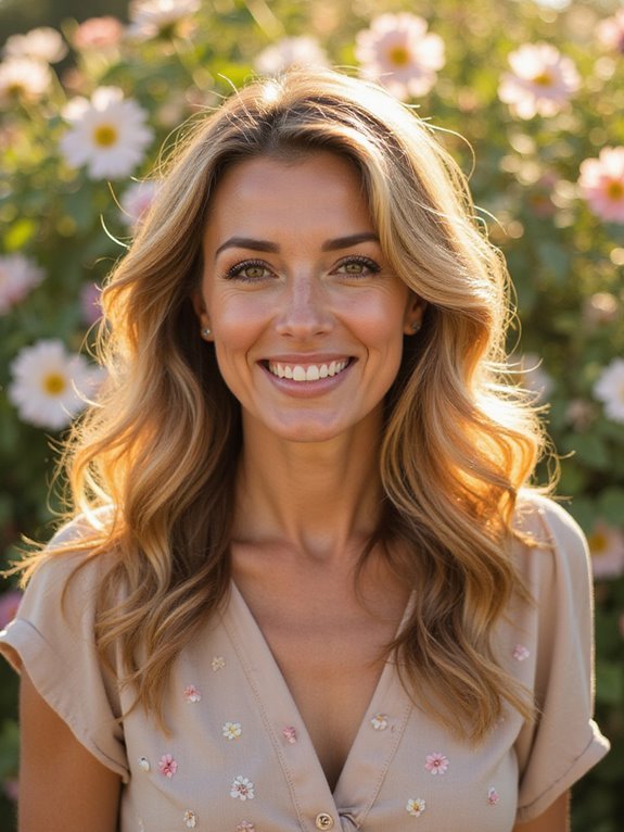 golden honey hair highlights