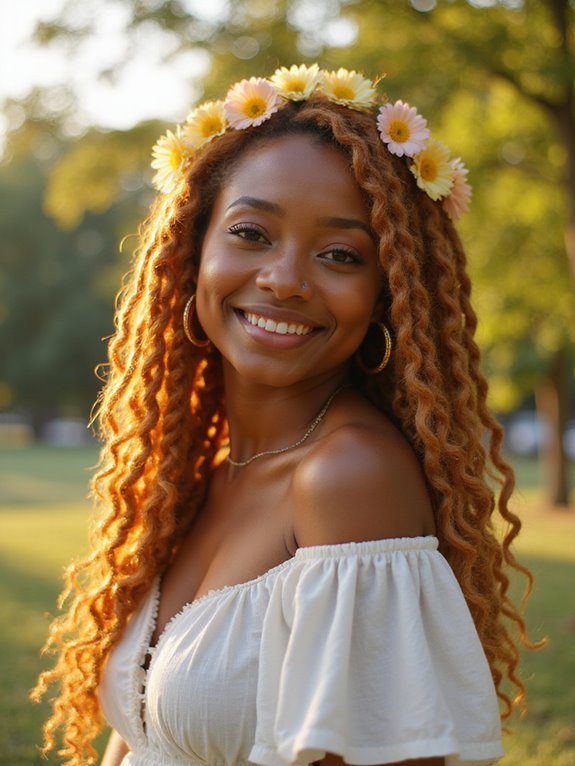 golden honey locs maintenance