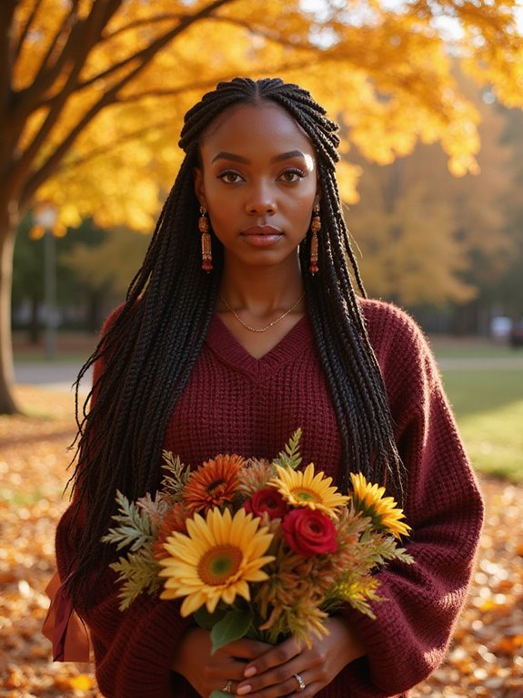 gorgeous low maintenance box braids