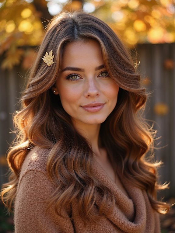gorgeous side swept wavy hairstyle
