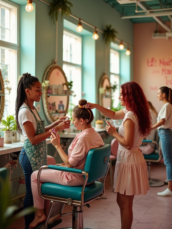 hairstyling technique experimentation tips