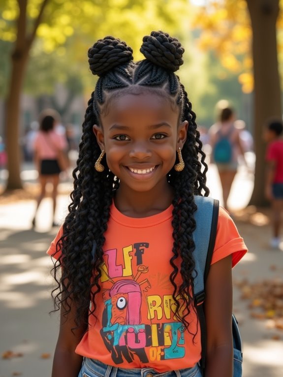 half up braided hairstyle tutorial