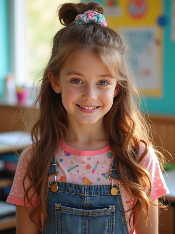 half up hairstyle variations